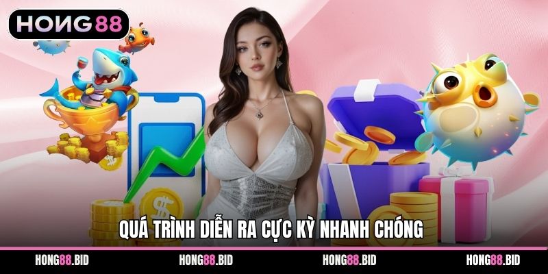 Rút Tiền Hong88 Nhanh Gọn Minh Bạch An Toàn Cho Hội Viên 3 Quá trình diễn ra cực kỳ nhanh chóng